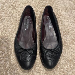 Chanel ballet flats size 10